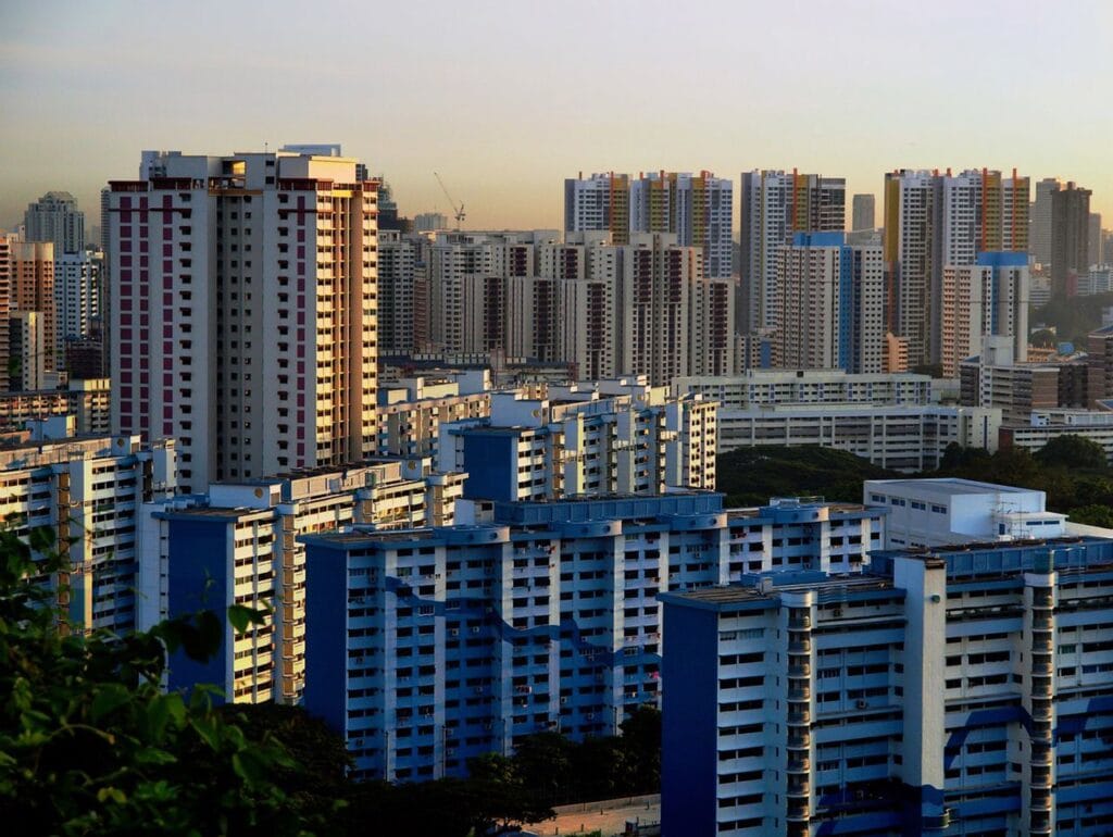 Singapore high-rise residential housing