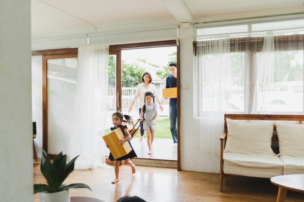 happy family clean house in Tampines Singapore