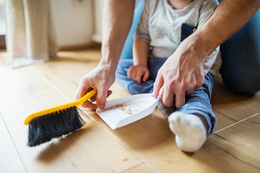 Cleaning Sticky and Greasy Floors
